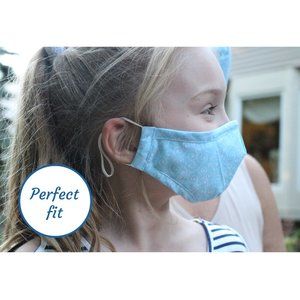 Different colors KIDS HANDMADE FACE MASK WITH FILTER